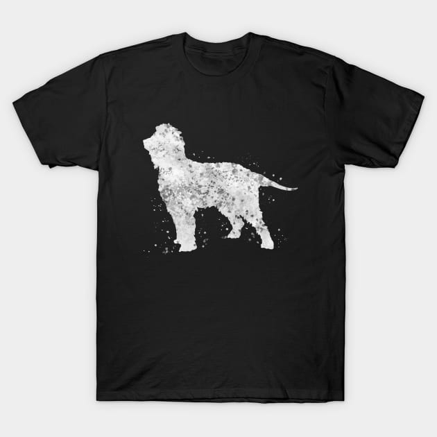 Irish water spaniel dog T-Shirt by Yahya Art